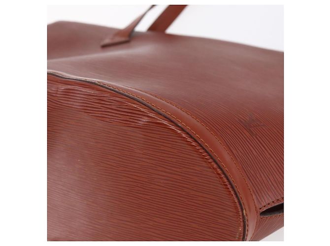 LOUIS VUITTON Borsa da Shopping Epi Saint Jacques Marrone M52263 LV Auth 152853 - vista 14