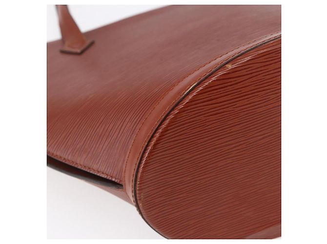 LOUIS VUITTON Borsa da Shopping Epi Saint Jacques Marrone M52263 LV Auth 152853 - vista 17