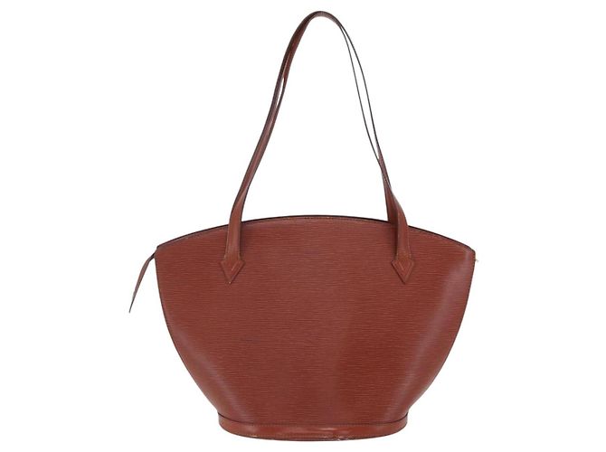 LOUIS VUITTON Borsa da Shopping Epi Saint Jacques Marrone M52263 LV Auth 152853 - vista 2