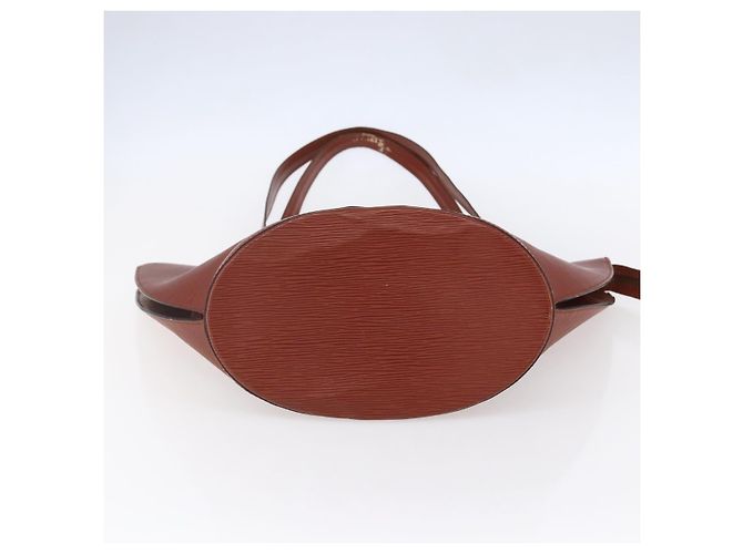 LOUIS VUITTON Borsa da Shopping Epi Saint Jacques Marrone M52263 LV Auth 152853 - vista 5