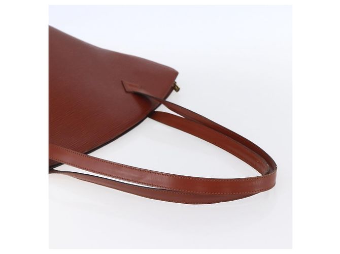LOUIS VUITTON Borsa da Shopping Epi Saint Jacques Marrone M52263 LV Auth 152853 - vista 7