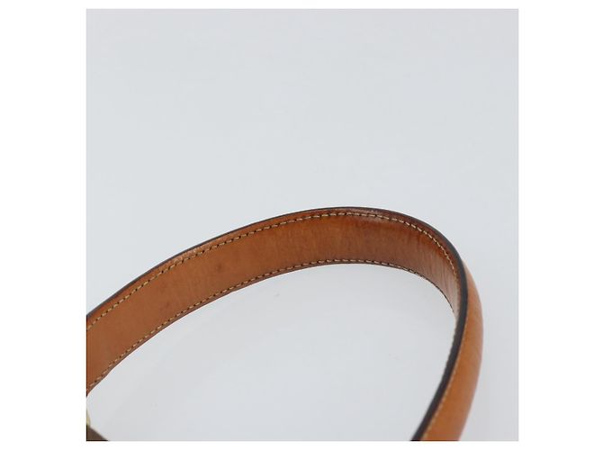 Céline Bolsa de mão em lona Macadam CELINE em couro PVC marrom dourado Auth ar13810 - vista 8