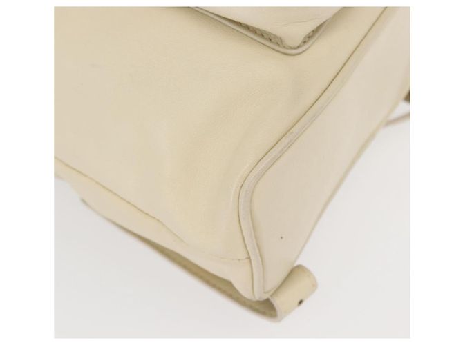 Zaino in pelle Gucci Bamboo bianco e oro 003 2058 0030 Auth BA7971 D'oro - vista 13