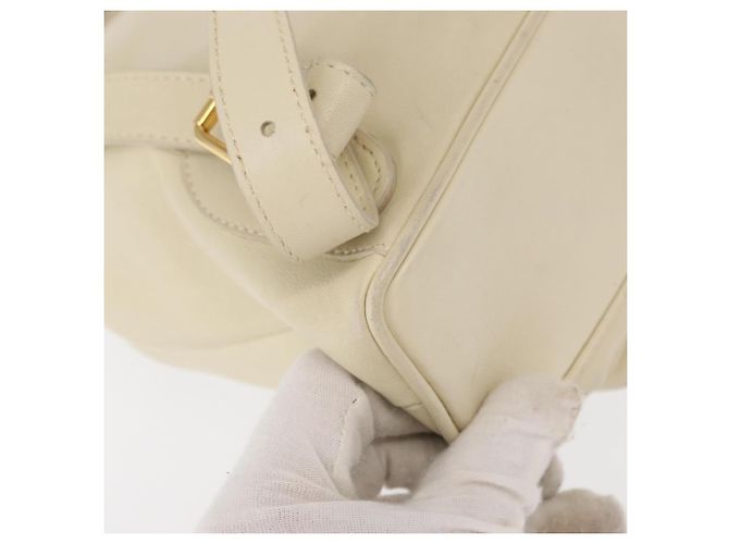 Zaino in pelle Gucci Bamboo bianco e oro 003 2058 0030 Auth BA7971 D'oro - vista 15