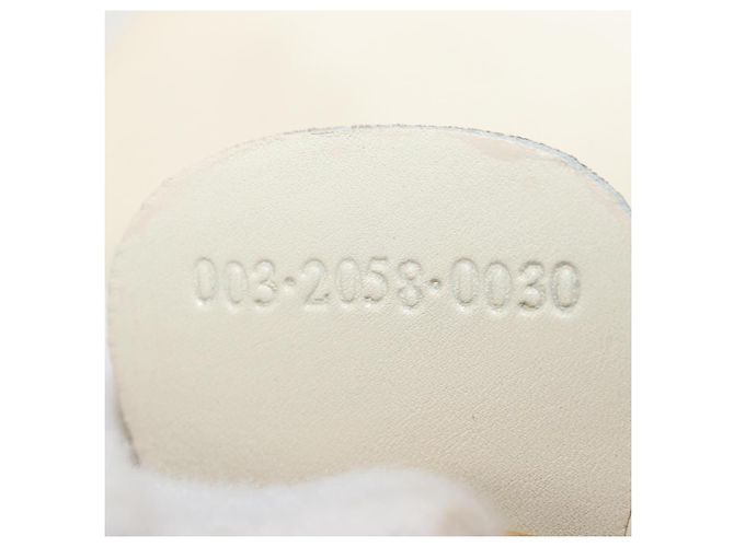 Zaino in pelle Gucci Bamboo bianco e oro 003 2058 0030 Auth BA7971 D'oro - vista 26