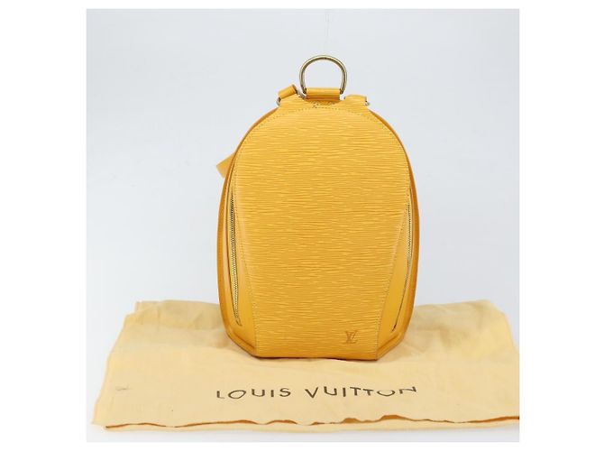 LOUIS VUITTON Zaino Epi Mabillon Giallo M52239 LV Auth 152653 - vista 12