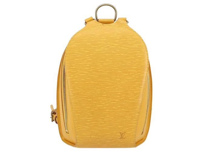 LOUIS VUITTON Zaino Epi Mabillon Giallo M52239 LV Auth 152653 - vista 13
