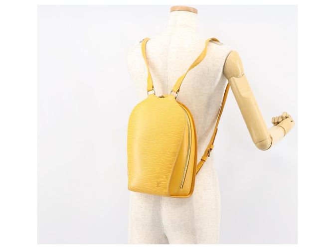 LOUIS VUITTON Zaino Epi Mabillon Giallo M52239 LV Auth 152653 - vista 24