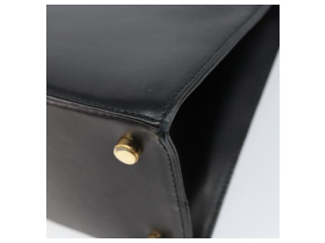 Borsa a mano Vala in pelle nera e oro Salvatore Ferragamo Auth gh1245 Nero D'oro - vista 12