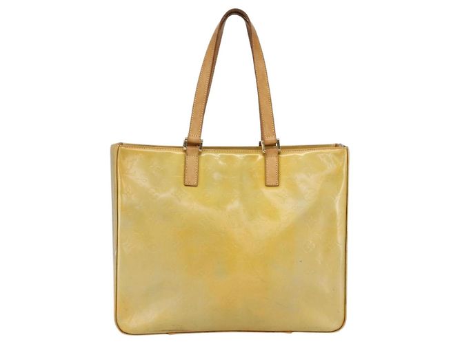 LOUIS VUITTON Monogram Vernis Columbus Tote Bag Grau M91028 LV Auth gh1198 - Ansicht 13
