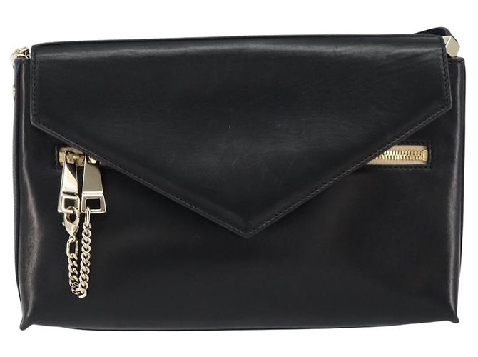 Chloé Borsa a Spalla Chloe in Pelle Nera e Oro Auth BA7568 Nero D'oro - vista 13