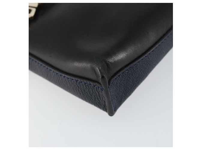 Chloé Borsa a Spalla Chloe in Pelle Nera e Oro Auth BA7568 Nero D'oro - vista 14