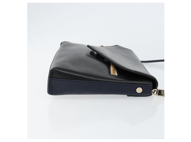 Chloé Borsa a Spalla Chloe in Pelle Nera e Oro Auth BA7568 Nero D'oro - vista 3