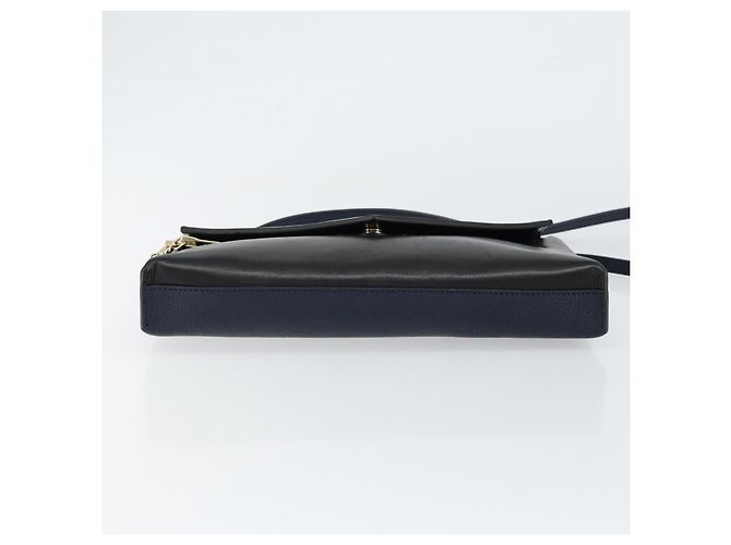 Chloé Borsa a Spalla Chloe in Pelle Nera e Oro Auth BA7568 Nero D'oro - vista 5