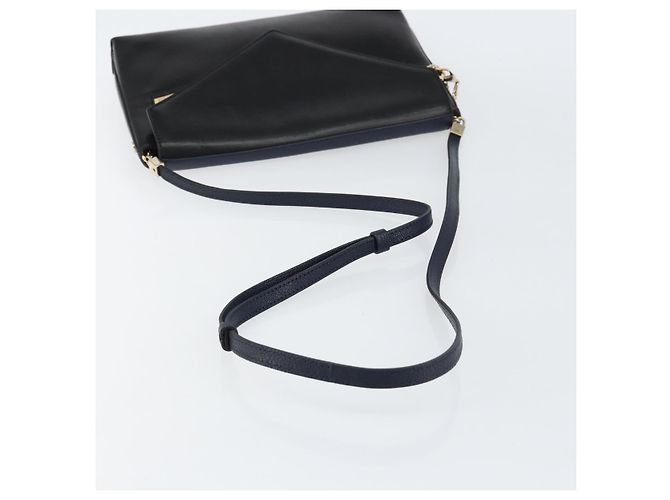 Chloé Borsa a Spalla Chloe in Pelle Nera e Oro Auth BA7568 Nero D'oro - vista 7
