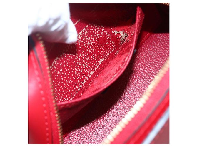 LOUIS VUITTON Pochette Dauphine PM Epi Rosso Castigliano M48447 LV Auth 150889 - vista 11