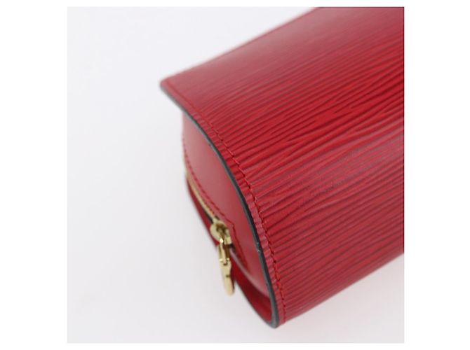 LOUIS VUITTON Pochette Dauphine PM Epi Rosso Castigliano M48447 LV Auth 150889 - vista 14