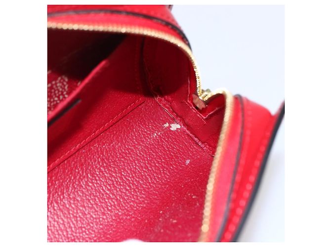 LOUIS VUITTON Pochette Dauphine PM Epi Rosso Castigliano M48447 LV Auth 150889 - vista 17