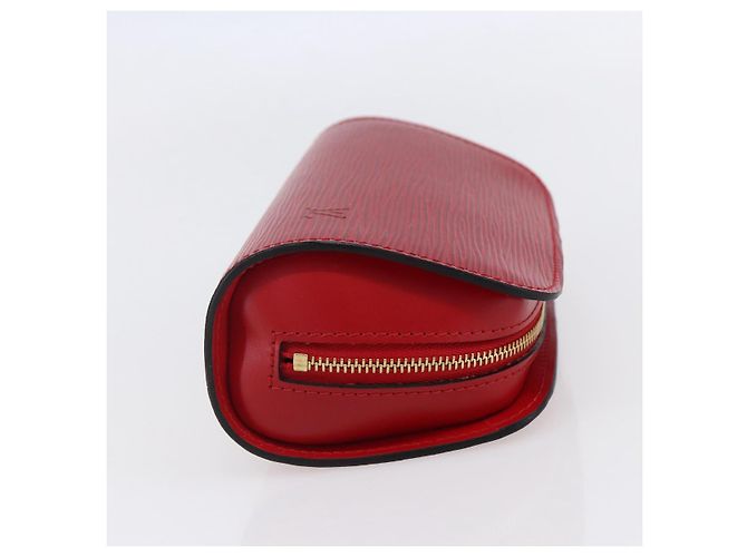 LOUIS VUITTON Pochette Dauphine PM Epi Rosso Castigliano M48447 LV Auth 150889 - vista 4