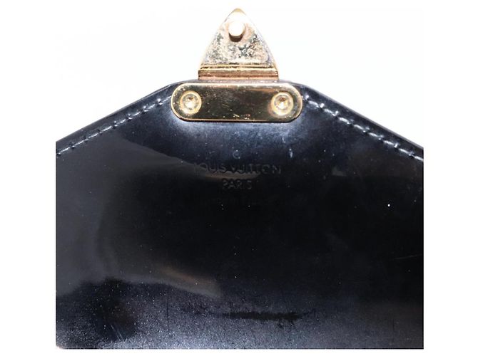 LOUIS VUITTON Vernis Monceau BB Borsa a Mano 2way Nero Magnetico LV Auth 153517 - vista 10