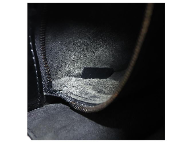 LOUIS VUITTON Vernis Monceau BB Borsa a Mano 2way Nero Magnetico LV Auth 153517 - vista 12