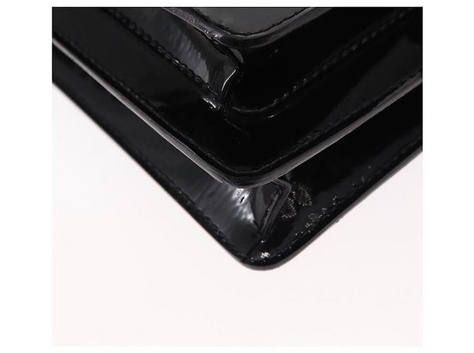 LOUIS VUITTON Vernis Monceau BB Borsa a Mano 2way Nero Magnetico LV Auth 153517 - vista 16