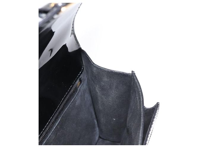 LOUIS VUITTON Vernis Monceau BB Borsa a Mano 2way Nero Magnetico LV Auth 153517 - vista 21