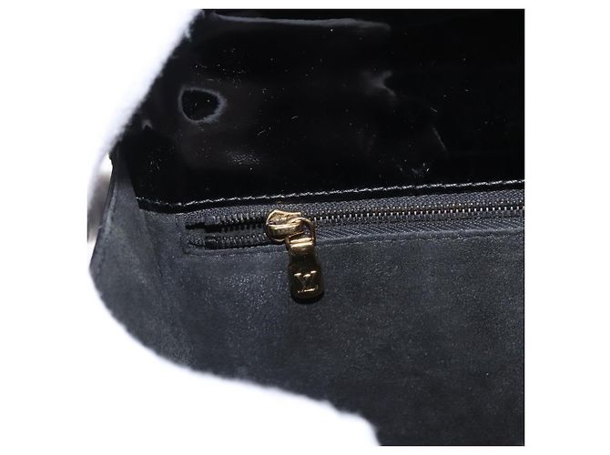 LOUIS VUITTON Vernis Monceau BB Borsa a Mano 2way Nero Magnetico LV Auth 153517 - vista 24