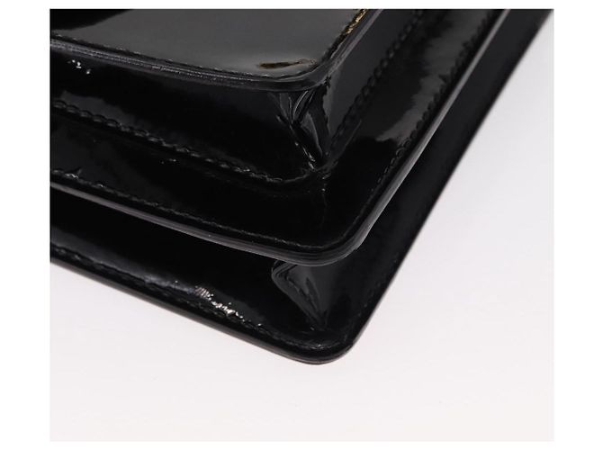 LOUIS VUITTON Vernis Monceau BB Borsa a Mano 2way Nero Magnetico LV Auth 153517 - vista 9