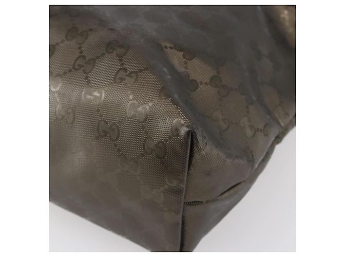 Gucci Borsa tote GG Implementation in PVC argento rosa grigio 211137 Auth 151918 - vista 15