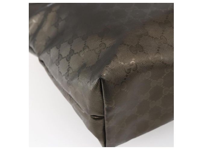Gucci Borsa tote GG Implementation in PVC argento rosa grigio 211137 Auth 151918 - vista 16