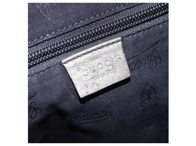 Gucci Borsa tote GG Implementation in PVC argento rosa grigio 211137 Auth 151918 - vista 18