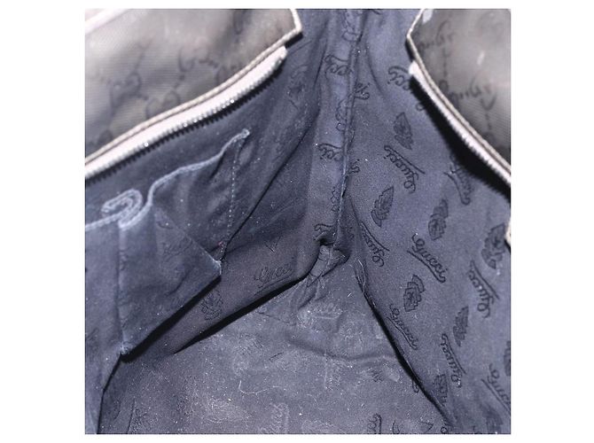 Gucci Borsa tote GG Implementation in PVC argento rosa grigio 211137 Auth 151918 - vista 21