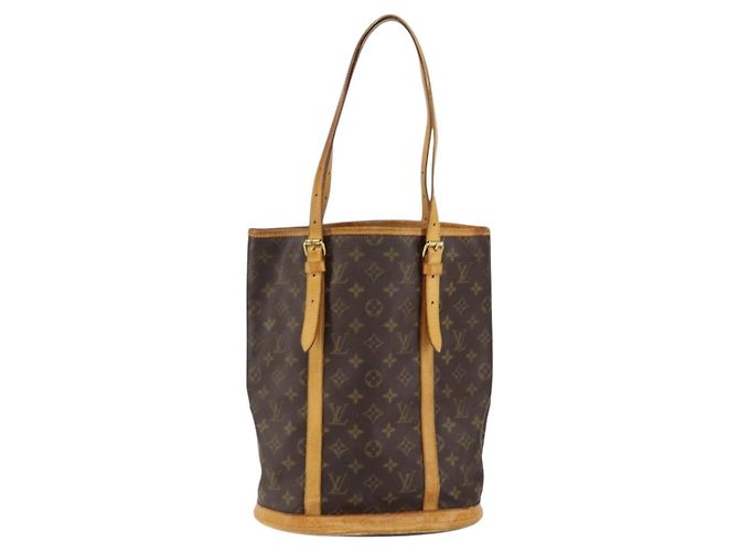 LOUIS VUITTON Borsa a Spalla Monogram Bucket GM M42236 LV Auth hk3203 Monogramma - vista 13