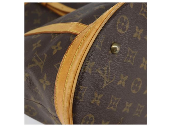 LOUIS VUITTON Borsa a Spalla Monogram Bucket GM M42236 LV Auth hk3203 Monogramma - vista 14