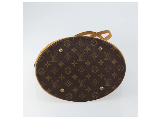LOUIS VUITTON Borsa a Spalla Monogram Bucket GM M42236 LV Auth hk3203 Monogramma - vista 5