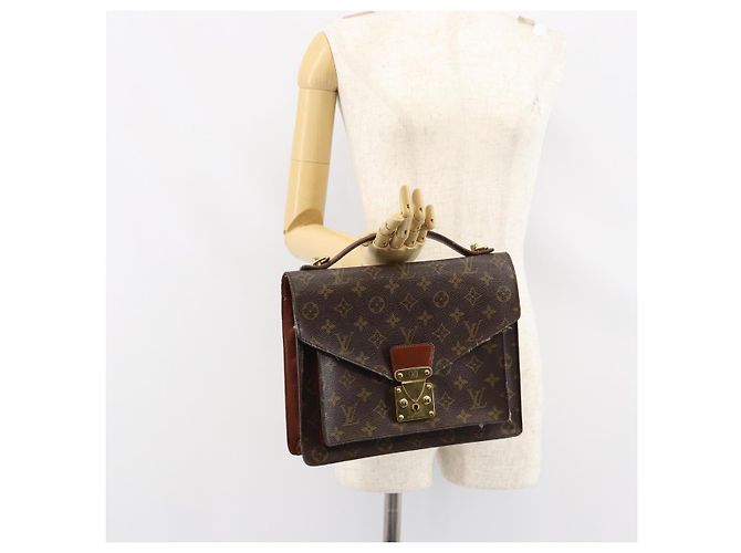 LOUIS VUITTON Bolso de Mano Monograma Monceau 28 M51185 LV Auth ep11779 - vista 25