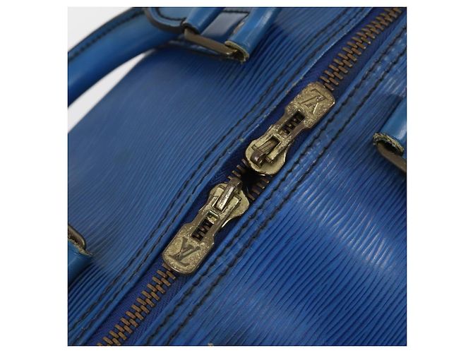 LOUIS VUITTON Epi Keepall 45 Borsa Boston Blu M42975 LV Auth 142820 - vista 10