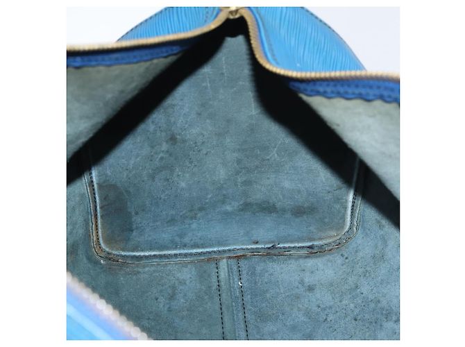 LOUIS VUITTON Epi Keepall 45 Borsa Boston Blu M42975 LV Auth 142820 - vista 20