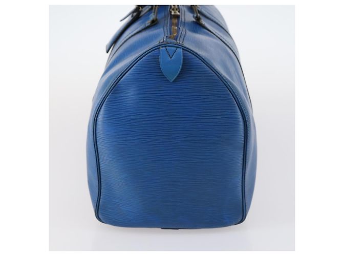 LOUIS VUITTON Epi Keepall 45 Borsa Boston Blu M42975 LV Auth 142820 - vista 3
