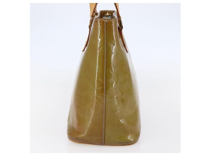 LOUIS VUITTON Bolso de Mano Monogram Vernis Houston Azul Bebé M91005 LV Auth 144586 Azul claro - vista 4