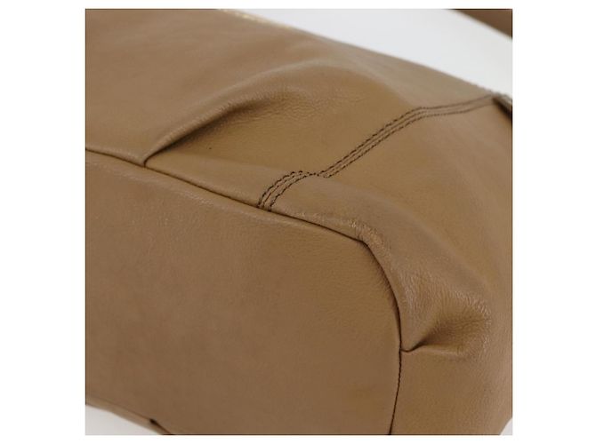 Borsa a Spalla in Pelle Beige e Oro BURBERRY Blue Label Auth ti3445 D'oro - vista 9