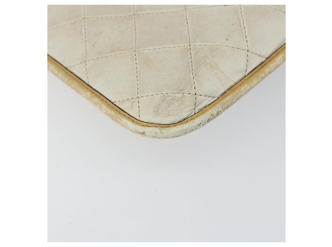 CHANEL Kettentasche aus Lammleder Beige Gold CC Auth gh972 Golden - Ansicht 15