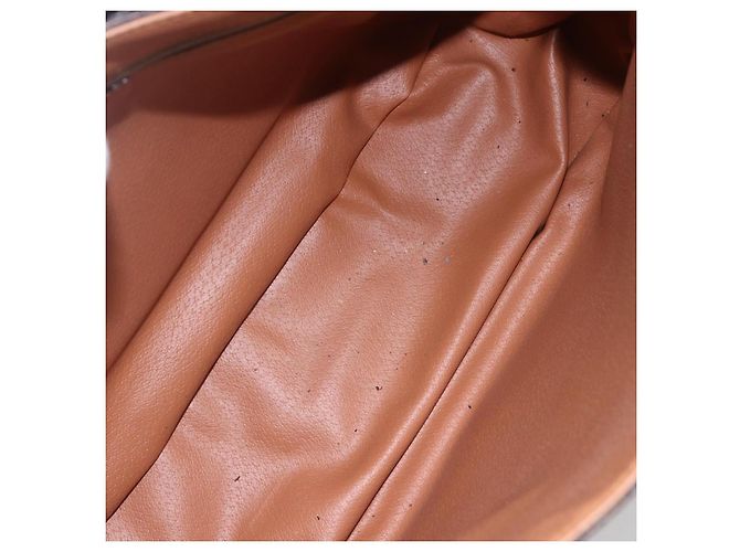 Céline CELINE Macadam Canvas Schultertasche aus PVC-Leder Braun Gold Auth mr1622 Golden - Ansicht 17