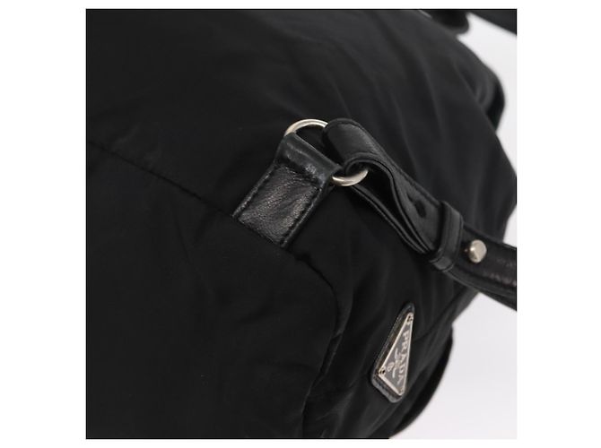 PRADA Backpack Nylon Black Silver Auth 151620 Silvery - view 20