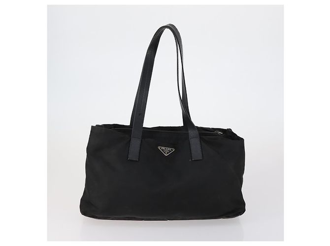 PRADA Borsa a Mano Nylon 5 Set Nero Bianco Rosa Auth 153249 - vista 12