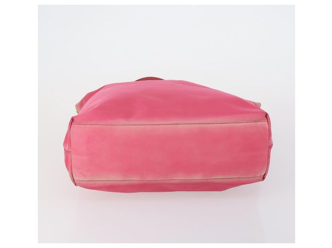 PRADA Borsa a Mano Nylon 5 Set Nero Bianco Rosa Auth 153249 - vista 20