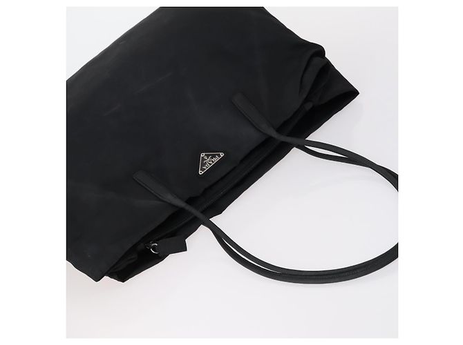 PRADA Borsa a Mano Nylon 5 Set Nero Bianco Rosa Auth 153249 - vista 4
