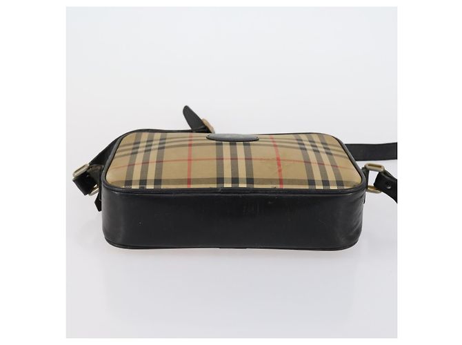 Autre Marque Borsa a spalla Burberrys Nova Check in tela di nylon 2 set beige Auth 155112 - vista 15