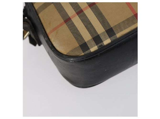 Autre Marque Borsa a spalla Burberrys Nova Check in tela di nylon 2 set beige Auth 155112 - vista 16